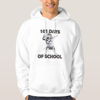 101日の学校:ダルマティアンダブメンズフード付きスウェットシャツ パーカ
