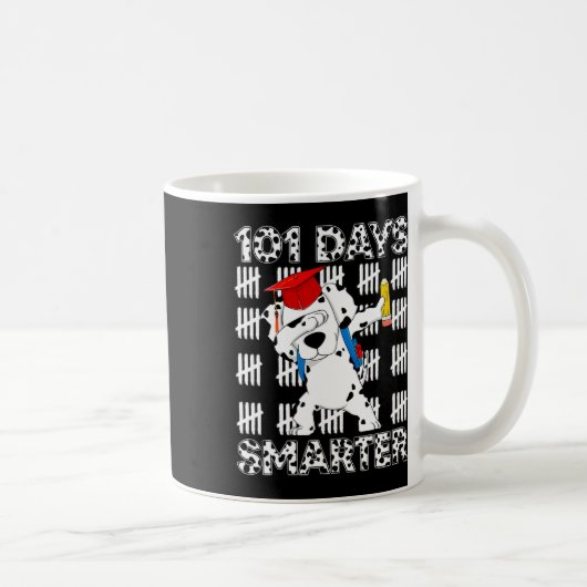 101日スクールカワイドッグ100日頭が切れる先生 コーヒーマグカップ (右)