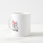 101日目に賢くなる 101日目 学校 ダルメシアン 犬 Tシャツ コーヒーマグカップ (正面左)
