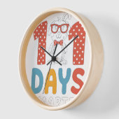 101日頭が切れる101日学校ダルマチアン犬 壁時計 (傾斜)