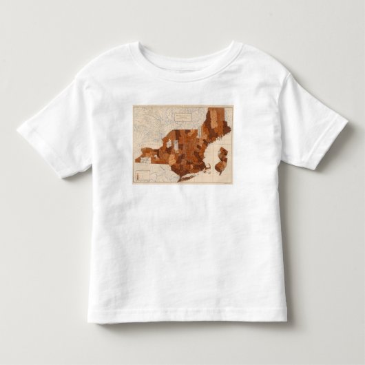 101消費NY、NJ、ニューイングランド トドラーTシャツ (正面)