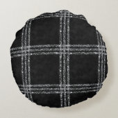 101牛+パステルチョーク市松模様に ラウンドクッション (裏面)