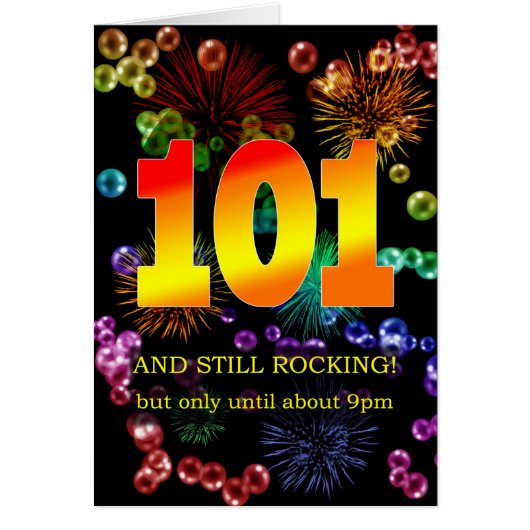 101番目の誕生日がまだ揺れる (正面)