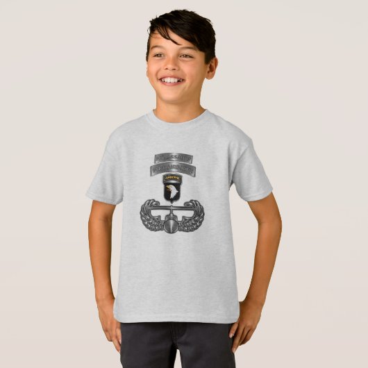 101空挺師団 キッズTシャツ Tシャツ (正面フル)
