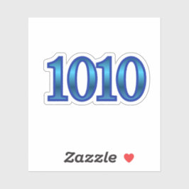 1010 Angel Number Intuition シール