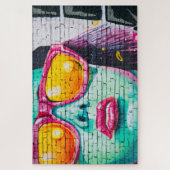 1014パズル – リップスティックアーバン通りアート ジグソーパズル (縦)