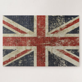 1014ピースパズル – フェードされたユニオンジャック国旗 ジグソーパズル