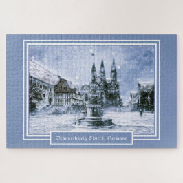 1014ピースBraunschweig Church Winter Snowy ジグソーパズル