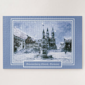 1014ピースBraunschweig Church Winter Snowy ジグソーパズル