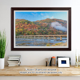 [1014] Arashiyama – Morning Hues over Togetsukyo ジグソーパズル