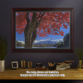 [1014] Mt.Fuji – Crimson Leaves and a Snowy Crown ジグソーパズル