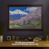 [1014] Mt.Fuji – Morning Light on the Cherry Path ジグソーパズル