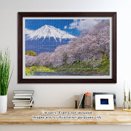 [1014] Mt.Fuji – Morning Light on the Cherry Path ジグソーパズル