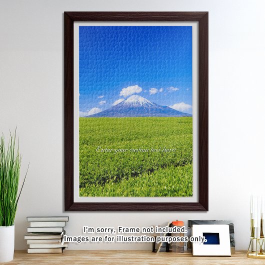 [1014] Mt.Fuji – Spring Sprouts in Tea Fields ジグソーパズル