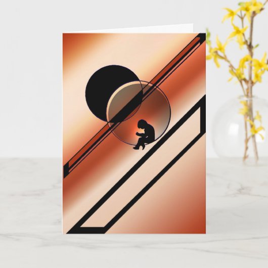 1014c 5x7 カード (黄色い花)