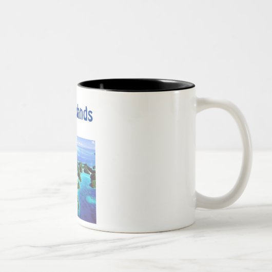 1019491-Palaus_famed_Rock_Islands-Palau、パラオ諸島… ツートーンマグカップ (右)