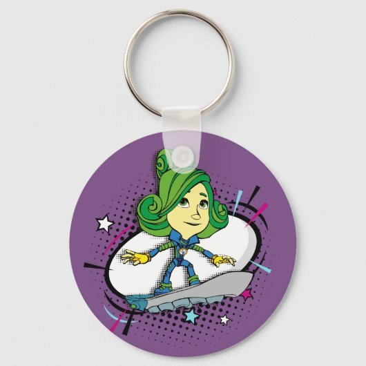 101.フィキシー | Fixieの漫画 – 彼女のfixieboard上のヴェルダ キーホルダー (正面)