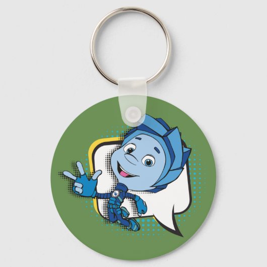 101.フィキシー | Fixie漫画- Joyful Noik キーホルダー (正面)