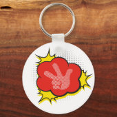 101.フィキシー | Fixie漫画- Tideesh! キーホルダー (正面)