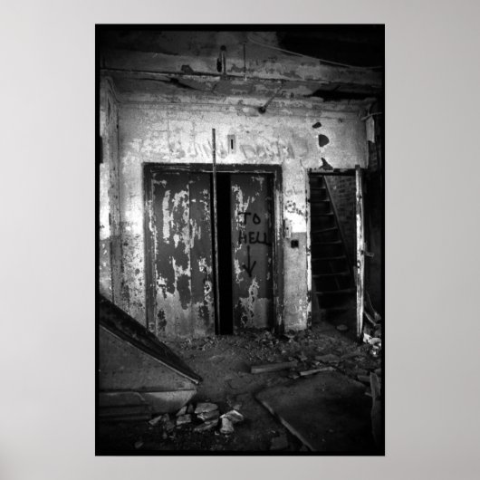 101.地獄へ向かうエレベーター ポスター (正面)