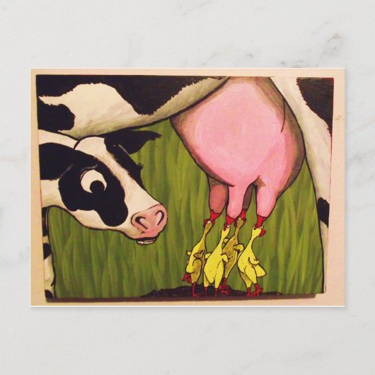 101.子守 ポストカード (正面)