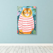 101.疲れた虎 キャンバスプリント (インサイチュ (ウッドフロア))