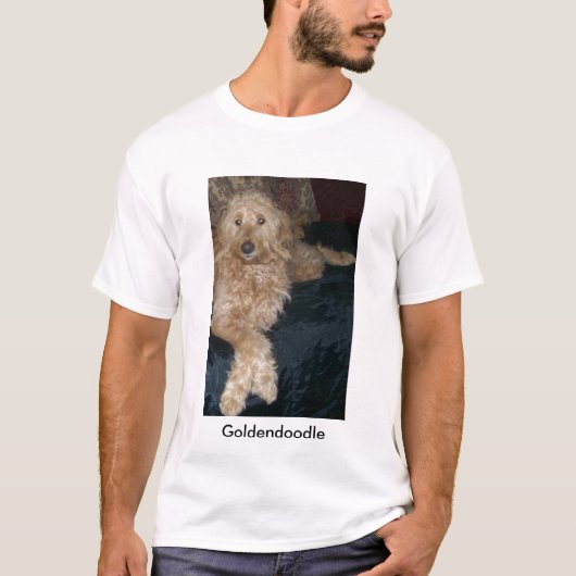101_1570、Goldendoodle Tシャツ (正面)