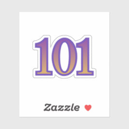 101 Angel Number Energy Sticker シール