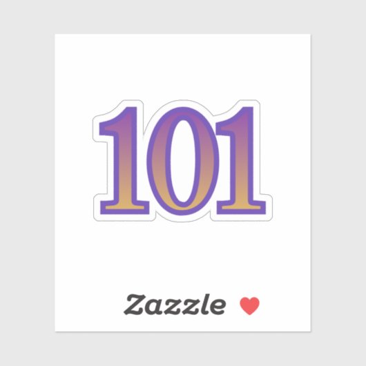 101 Angel Number Energy Sticker シール (シート)