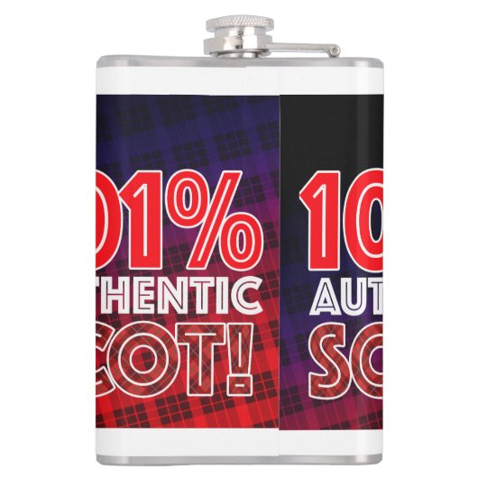 101% Authentic Scot フラスク (裏面)