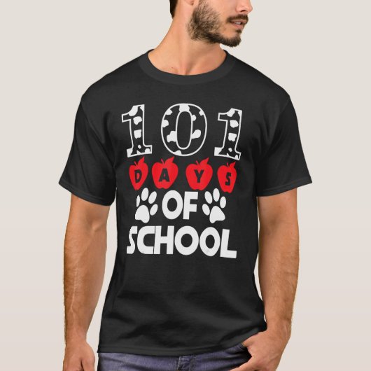 101 Day School Shirt 100th Day Of Magical Teacher  Tシャツ (正面)