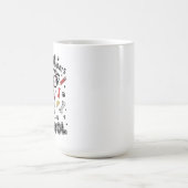 101 Days of School Cute Dog Back to School コーヒーマグカップ (中央)