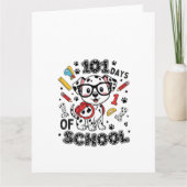 101 Days of School Dalmatian Puppy カード (正面)
