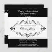 101-Denise -《キリスト教》洗礼式や命名式招待状:: viva 5SQ 招待状 (正面/裏面)