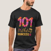 101 Princess Flower Its My 101Th Tシャツ (正面)