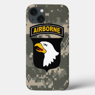 101st空挺師団の"叫ぶイーグルス"の迷彩柄 iPhone 13ケース