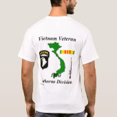 101st空輸 tシャツ (裏面)