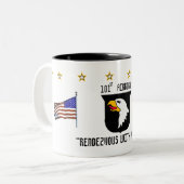 101st空輸Div. ツートーンマグカップ (正面左)