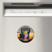 101st ABN Airborne Screaming Eagles Vietnam War マグネット (インサイチュ (食洗機))