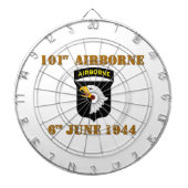 101st Airborne D-Day Normandy ダーツボード (正面)