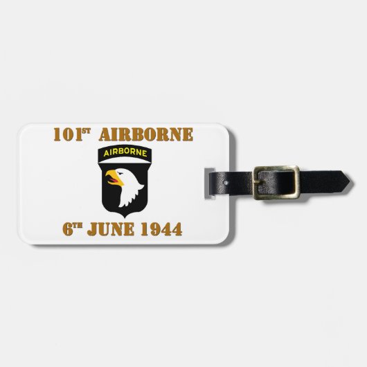 101st Airborne D-Day Normandy ラゲッジタグ (正面横)