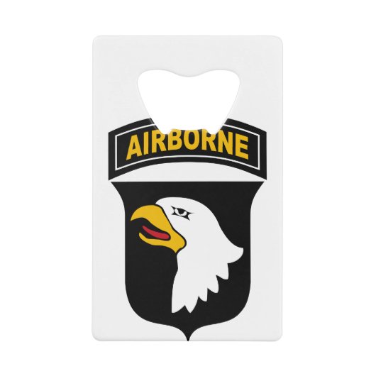 101st Airborne Division クレジットカード栓抜き (正面)