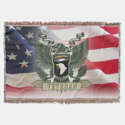 101st Airborne Division  スローブランケット (正面)