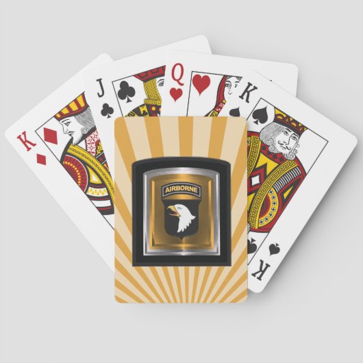 101st Airborne Division “Screaming Eagles” トランプ (裏面)