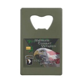 101st Airborne Division Vietnam Veteran  クレジットカード栓抜き