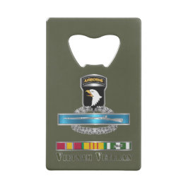 101st Airborne Division Vietnam Veteran  クレジットカード栓抜き