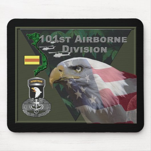 101st Airborne Division Vietnam Veteran マウスパッド (正面)