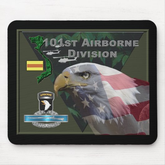 101st Airborne Division Vietnam Veteran マウスパッド (正面)
