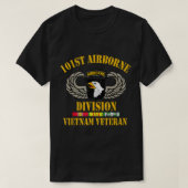 101st Airborne Division Vietnam Veteran  Tシャツ (デザイン正面)