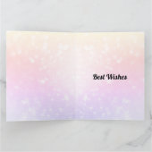 102かわいらしパーソナライズされた誕生日 カード (内部)